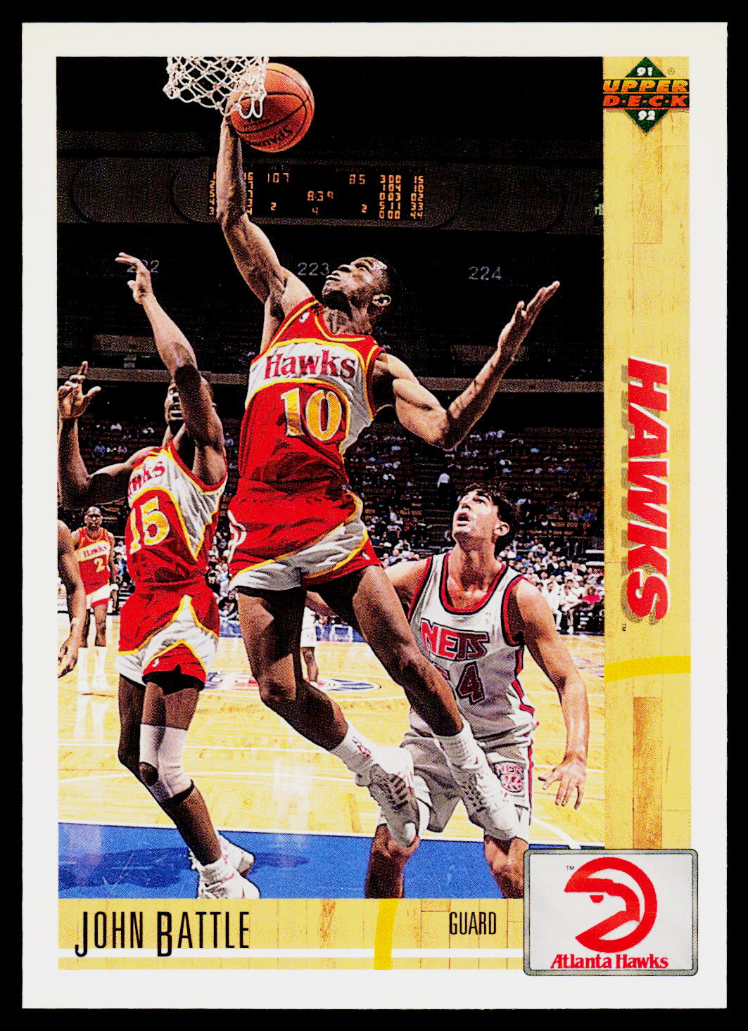 1991-92 Upper Deck #388 John Battle