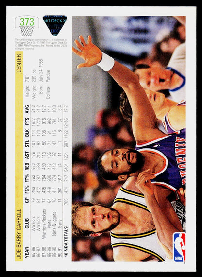 1991-92 Upper Deck #373 Joe Barry Carroll