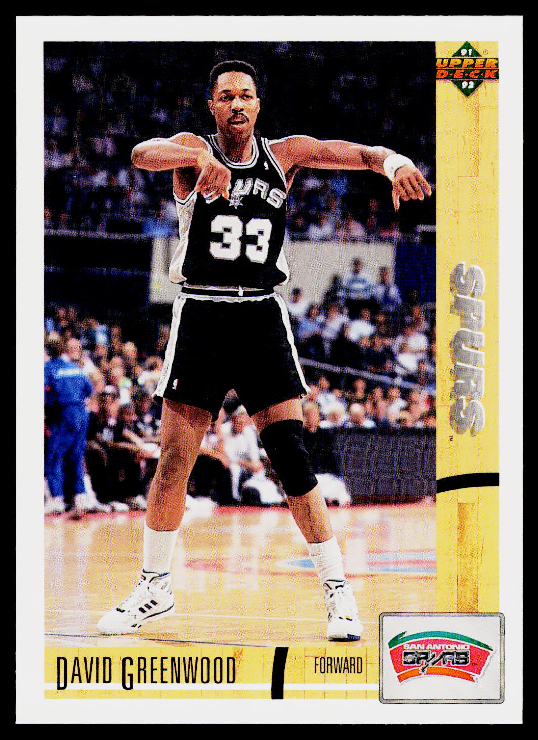 1991-92 Upper Deck #374 David Greenwood
