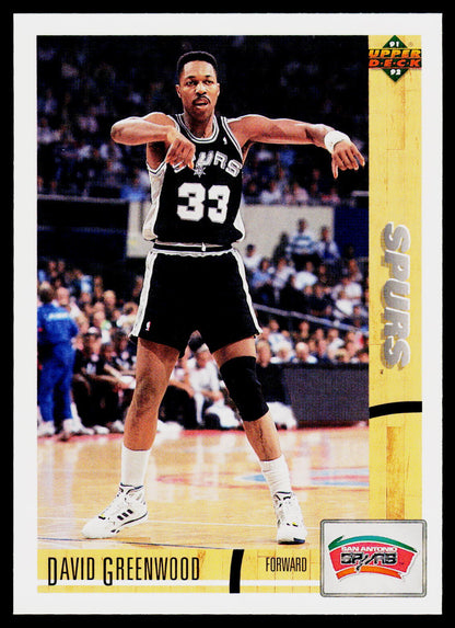 1991-92 Upper Deck #374 David Greenwood