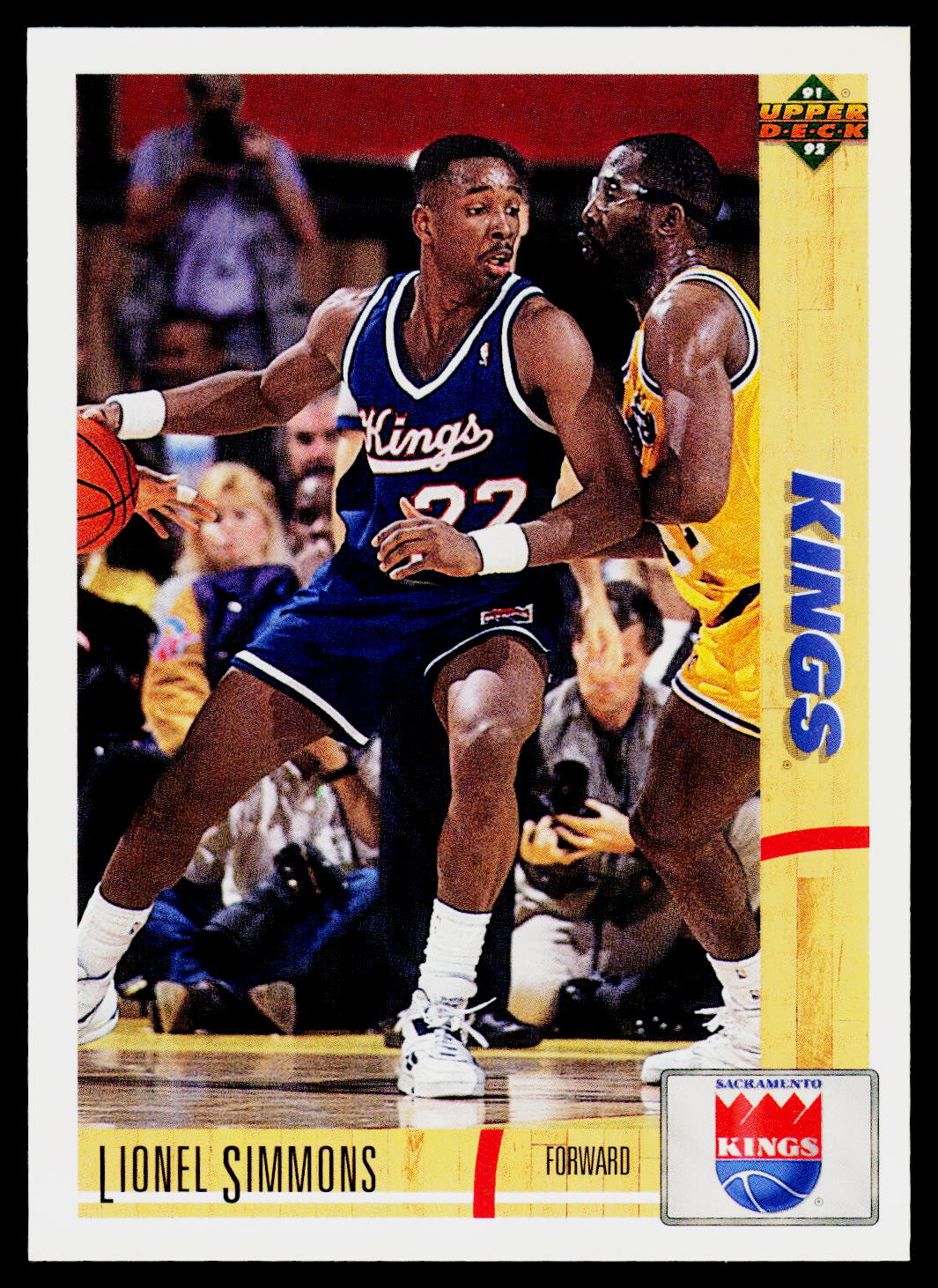 1991-92 Upper Deck #375 Lionel Simmons