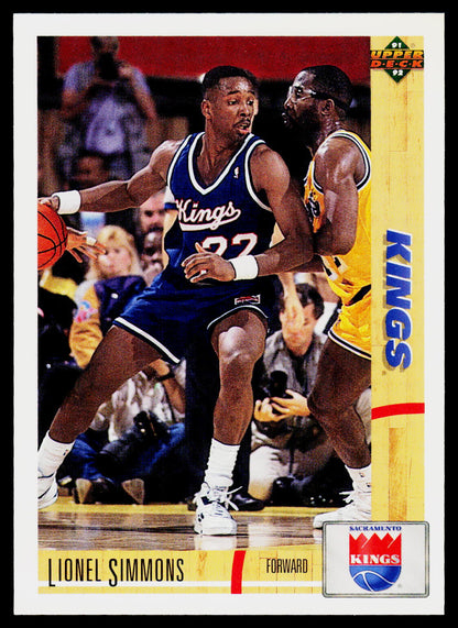1991-92 Upper Deck #375 Lionel Simmons