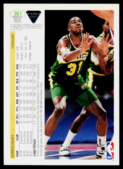 1991-92 Upper Deck #361 Derrick McKey