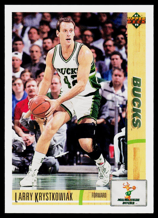 1991-92 Upper Deck #368b Larry Krystkowiak