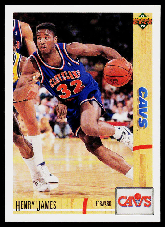 1991-92 Upper Deck #369 Henry James