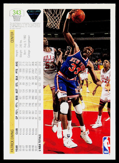 1991-92 Upper Deck #343 Patrick Ewing