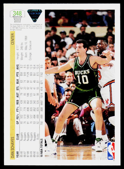 1991-92 Upper Deck #348 Dan Schayes