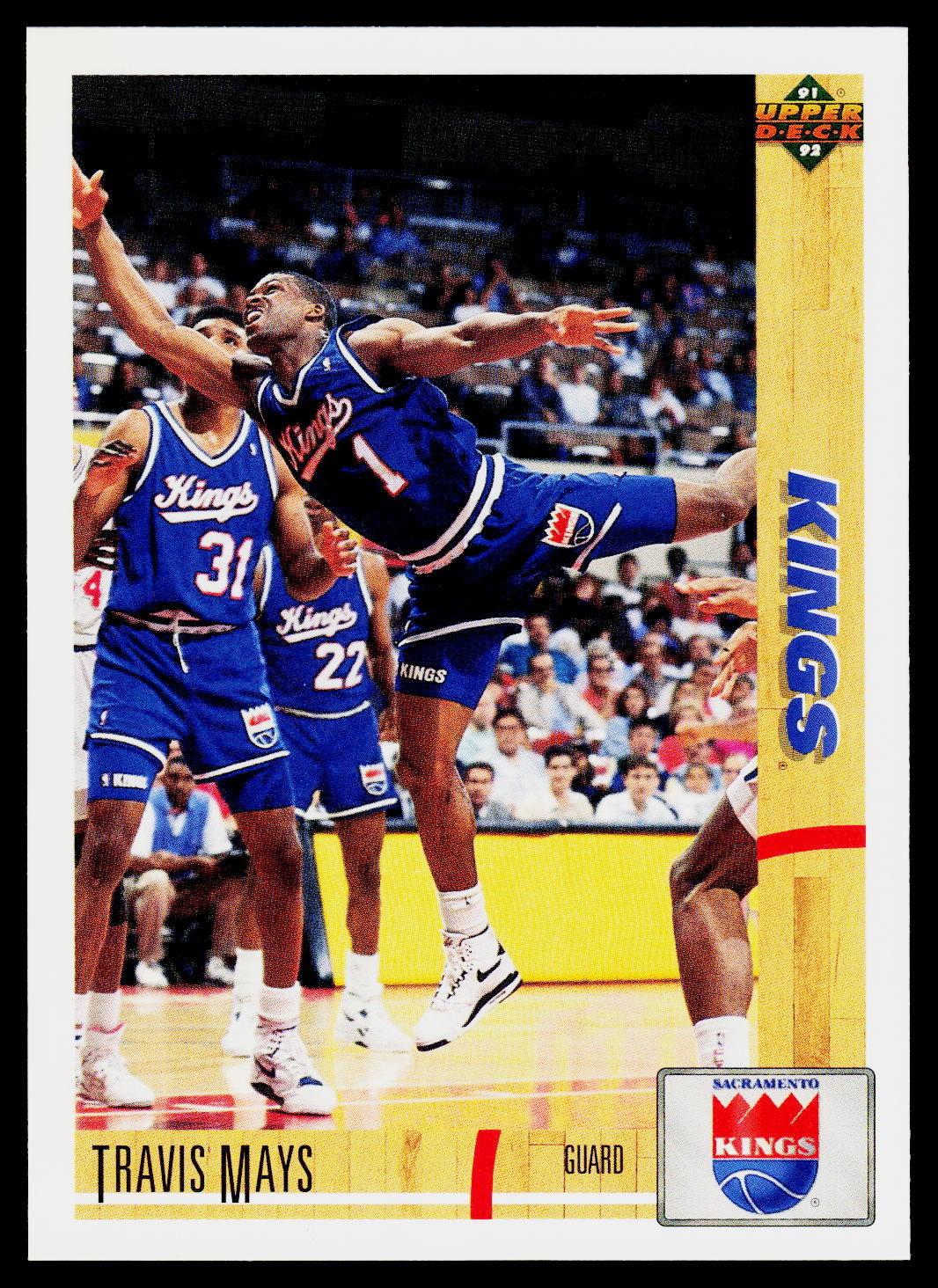 1991-92 Upper Deck #331 Travis Mays