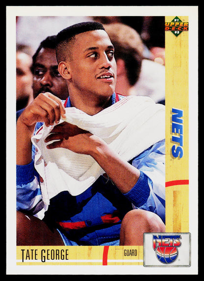 1991-92 Upper Deck #336 Tate George