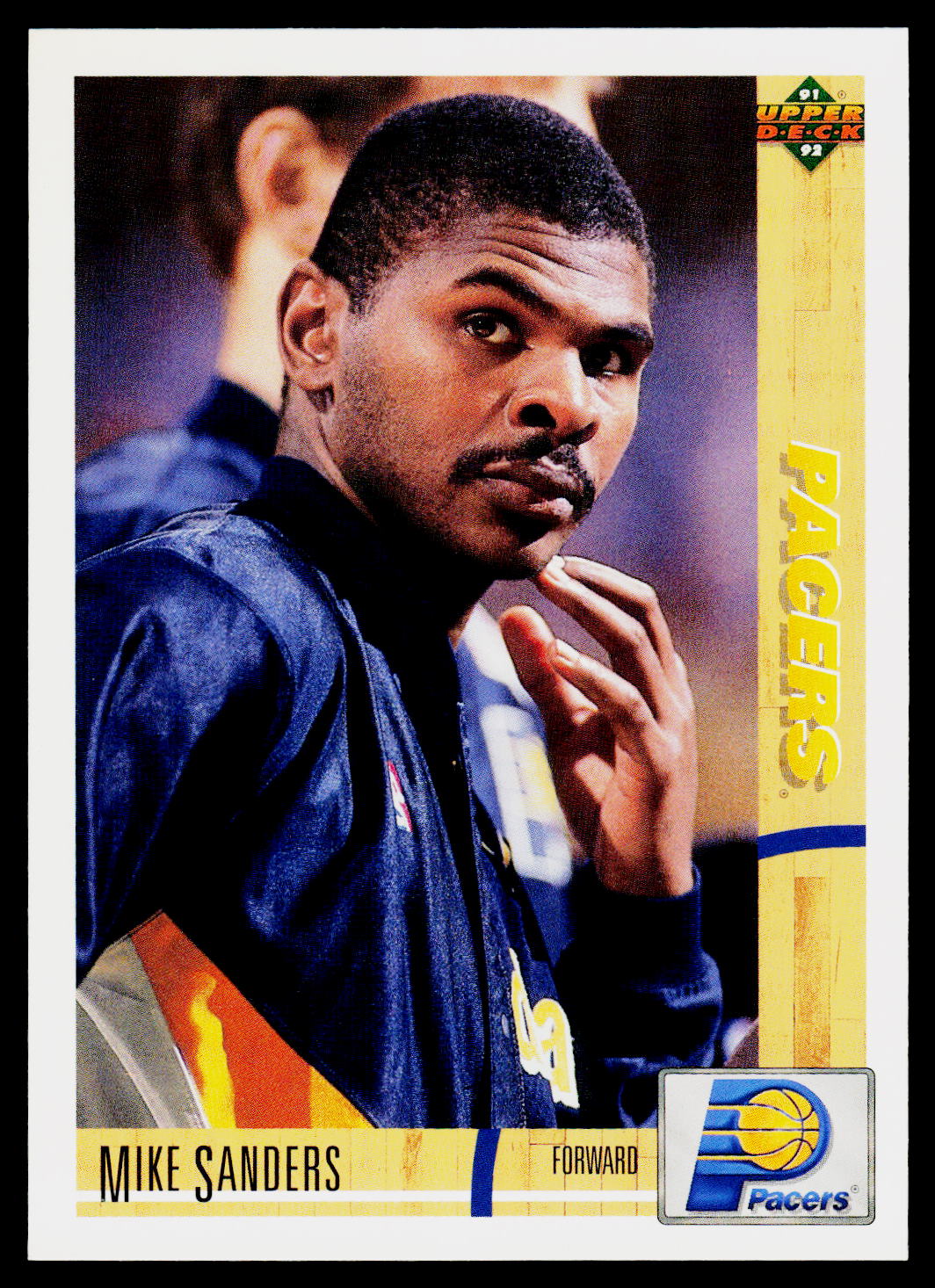 1991-92 Upper Deck #337 Mike Sanders