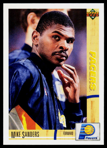 1991-92 Upper Deck #337 Mike Sanders