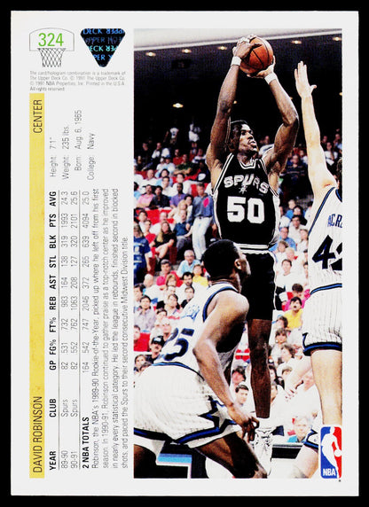 1991-92 Upper Deck #324 David Robinson