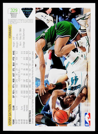 1991-92 Upper Deck #329 Kenny Gattison