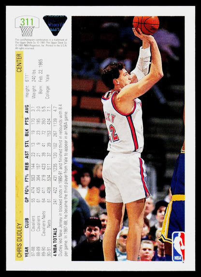 1991-92 Upper Deck #311 Chris Dudley