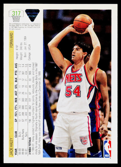 1991-92 Upper Deck #317 Jack Haley