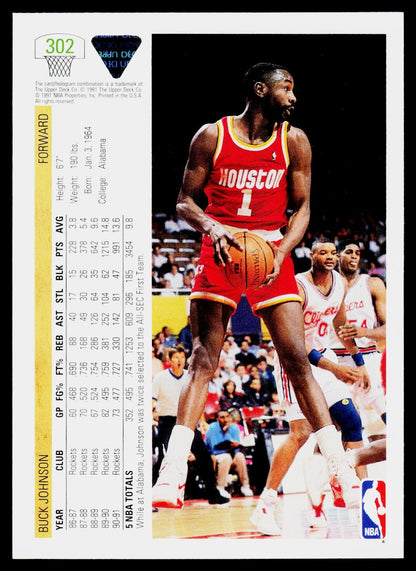 1991-92 Upper Deck #302 Buck Johnson