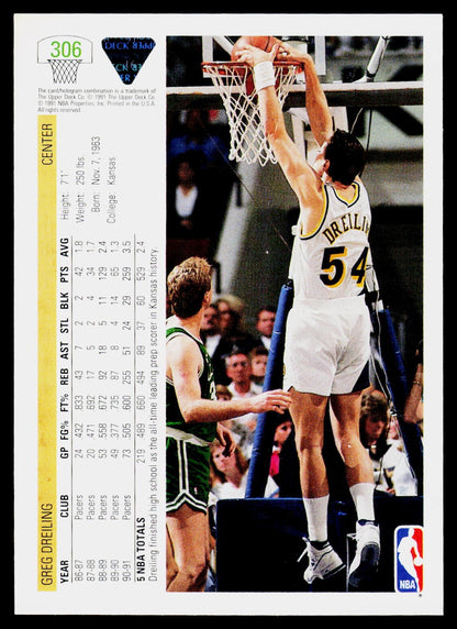 1991-92 Upper Deck #306 Greg Dreiling