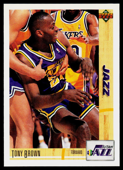 1991-92 Upper Deck #308 Tony Brown