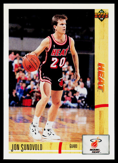 1991-92 Upper Deck #291 Jon Sundvold
