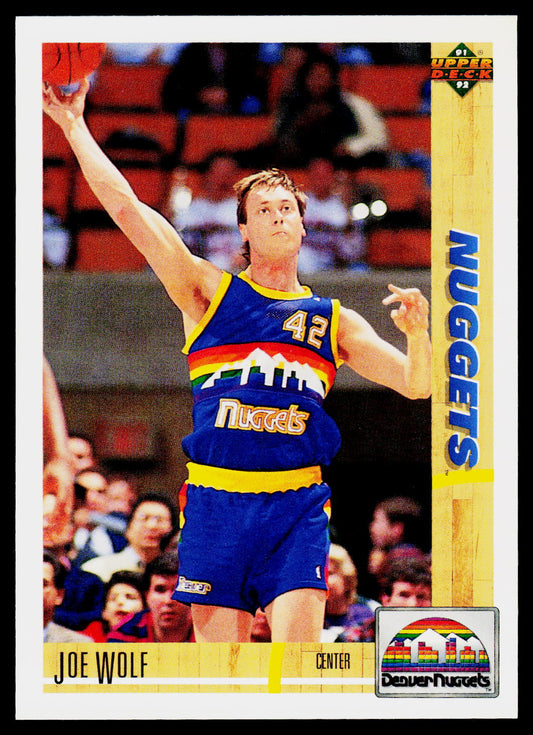 1991-92 Upper Deck #297 Joe Wolf
