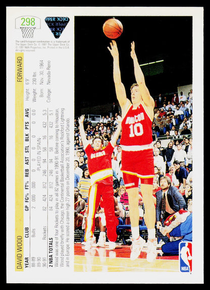 1991-92 Upper Deck #298 David Wood