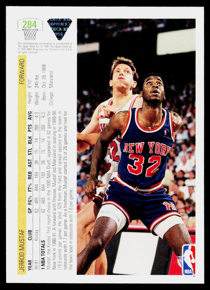 1991-92 Upper Deck #284 Jerrod Mustaf