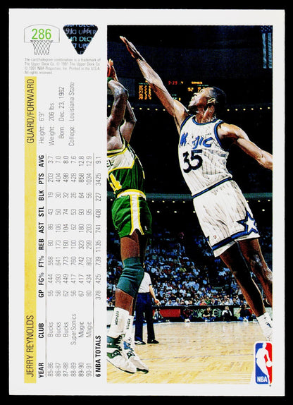 1991-92 Upper Deck #286 Jerry Reynolds
