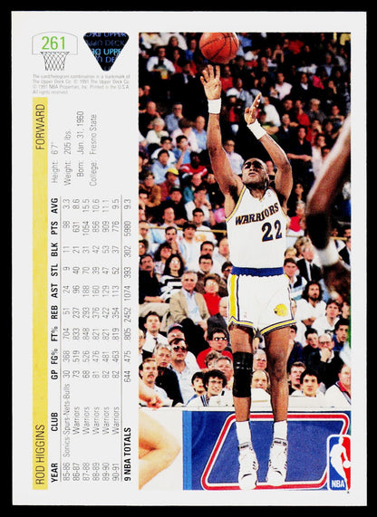 1991-92 Upper Deck #261 Rod Higgins