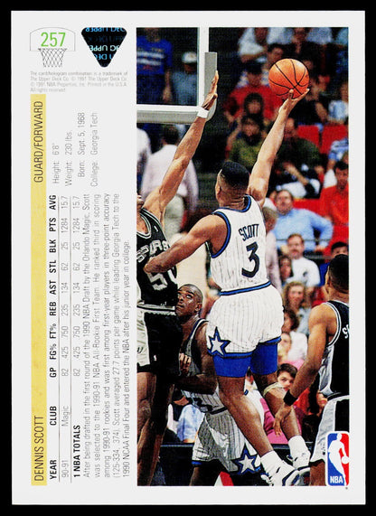 1991-92 Upper Deck #257 Dennis Scott