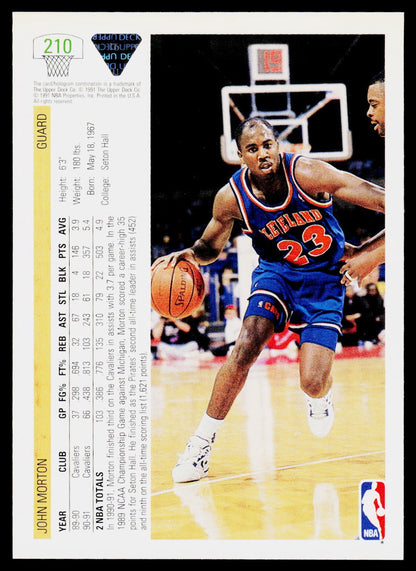 1991-92 Upper Deck #210 John Morton