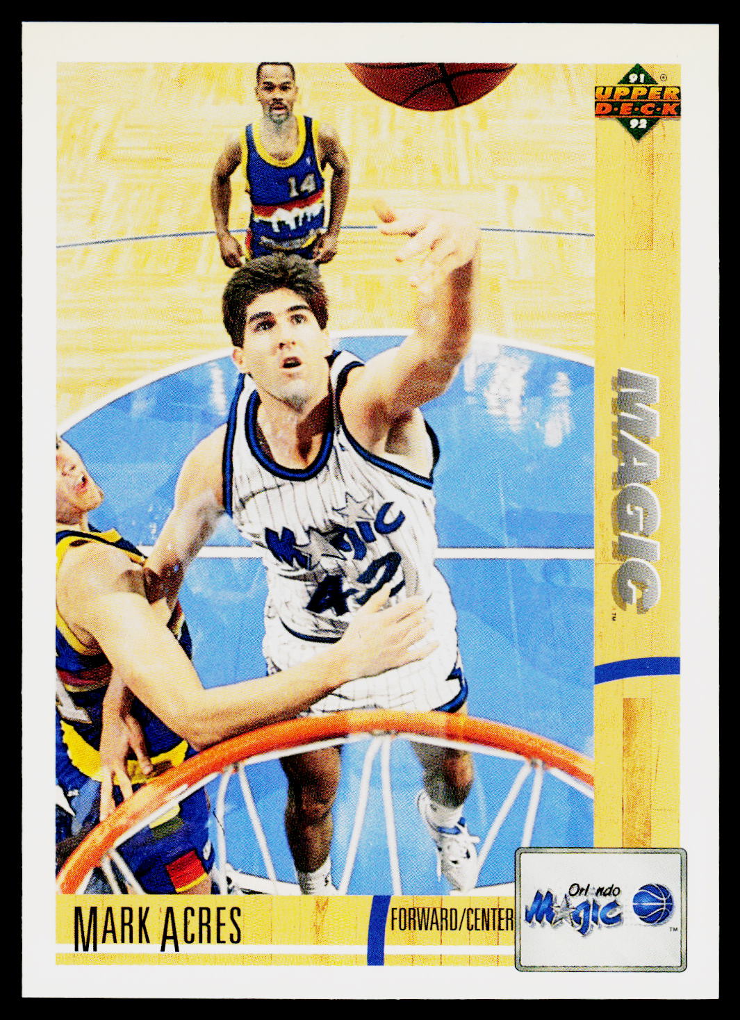 1991-92 Upper Deck #201 Mark Acres