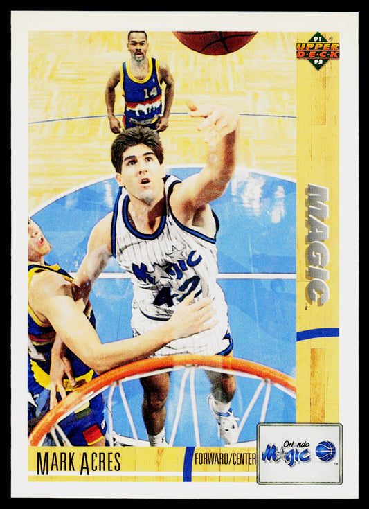 1991-92 Upper Deck #201 Mark Acres