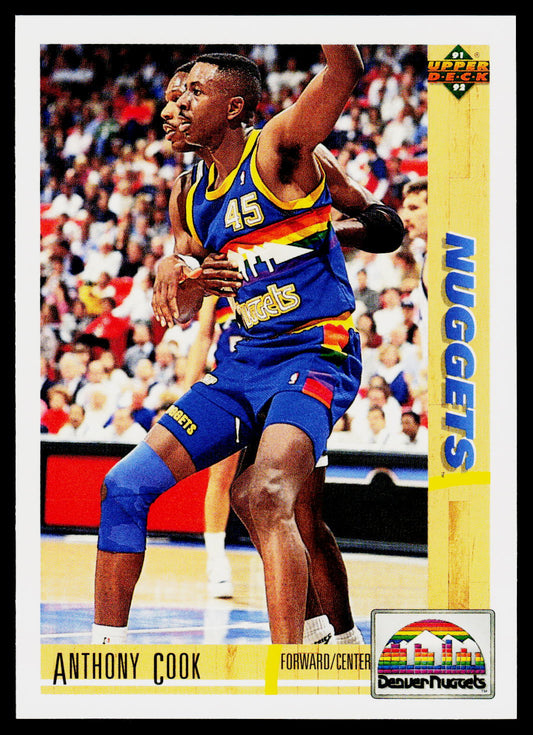 1991-92 Upper Deck #203 Anthony Cook