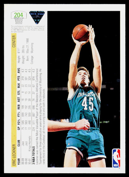 1991-92 Upper Deck #204 Eric Leckner