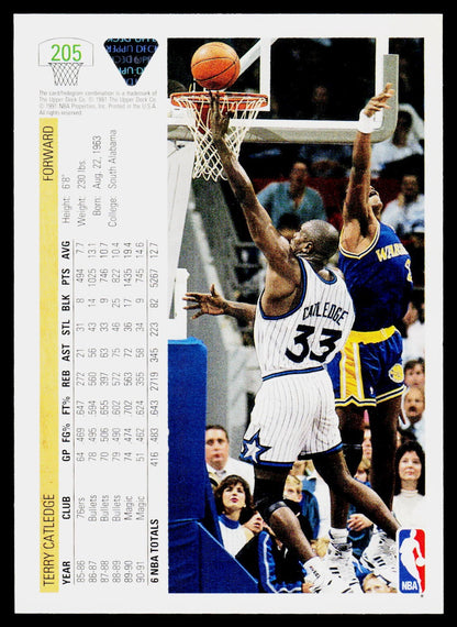 1991-92 Upper Deck #205 Terry Catledge