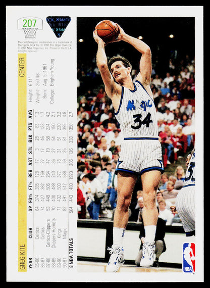1991-92 Upper Deck #207 Greg Kite