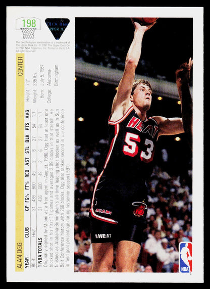 1991-92 Upper Deck #198 Alan Ogg