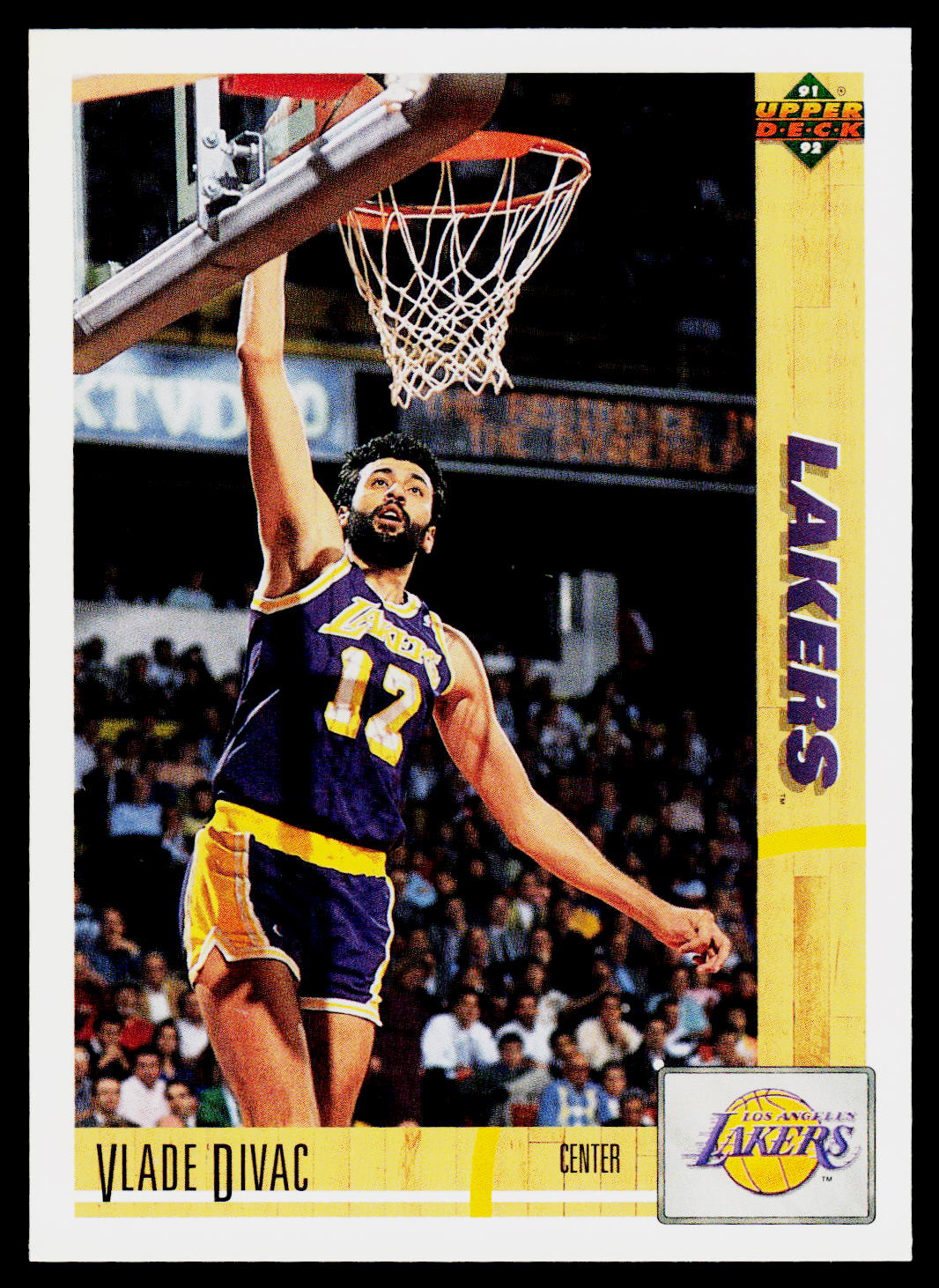 1991-92 Upper Deck #175 Vlade Divac