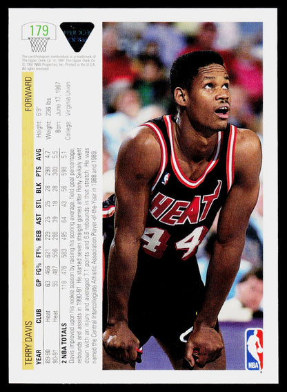 1991-92 Upper Deck #179 Terry Davis
