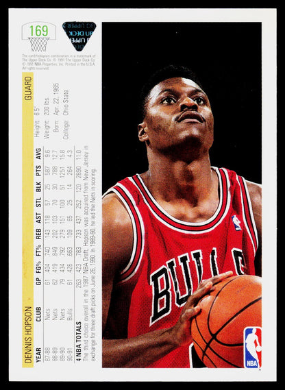 1991-92 Upper Deck #169 Dennis Hopson