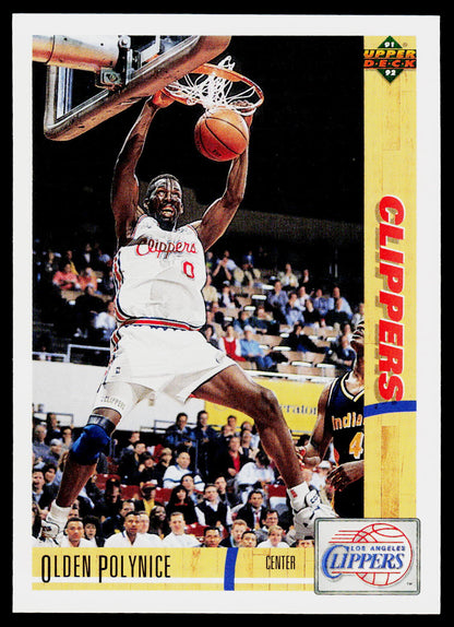 1991-92 Upper Deck #140 Olden Polynice