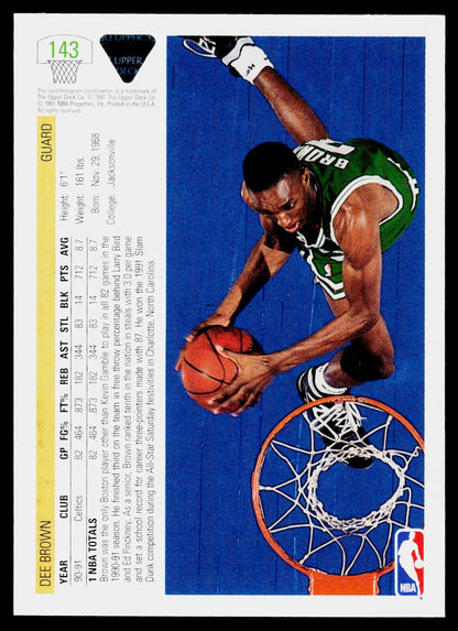 1991-92 Upper Deck #143 Dee Brown