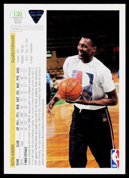 1991-92 Upper Deck #130 Keith Askins