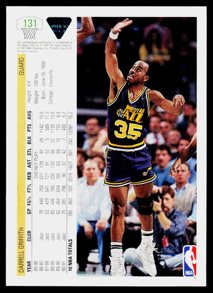 1991-92 Upper Deck #131 Darrell Griffith