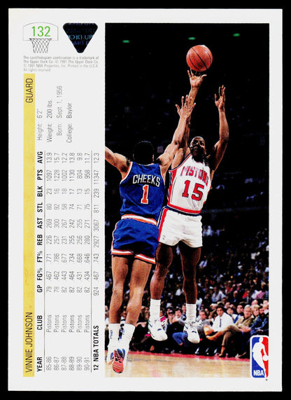 1991-92 Upper Deck #132 Vinnie Johnson
