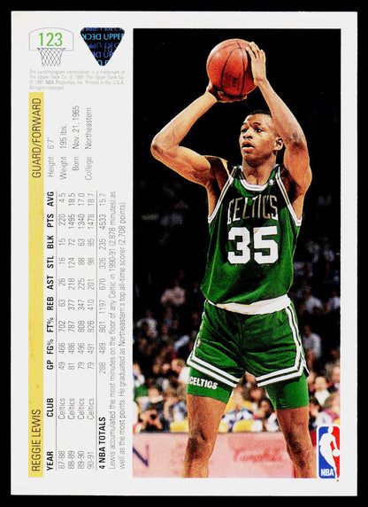 1991-92 Upper Deck #123 Reggie Lewis