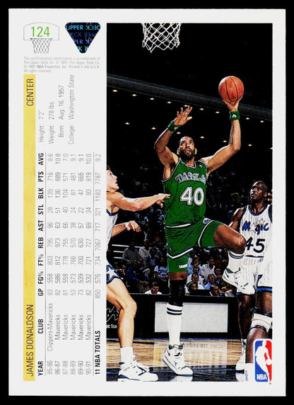 1991-92 Upper Deck #124 James Donaldson