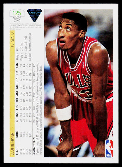 1991-92 Upper Deck #125 Scottie Pippen