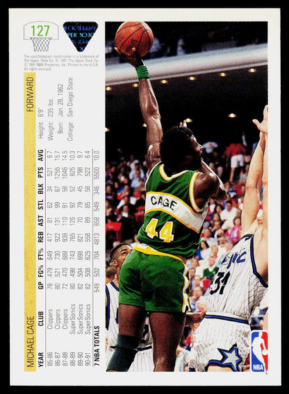 1991-92 Upper Deck #127 Michael Cage