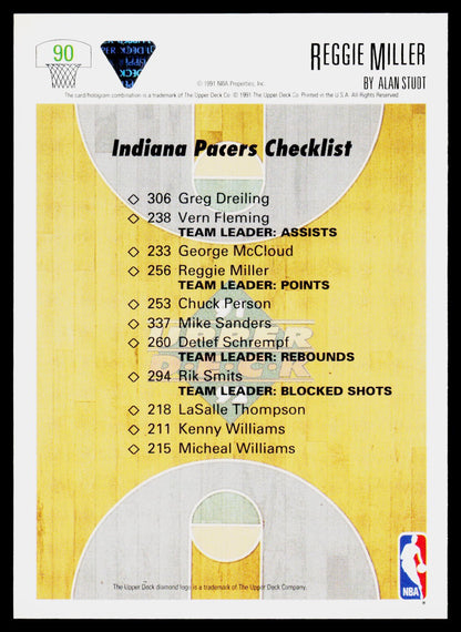 1991-92 Upper Deck #90 Reggie Miller